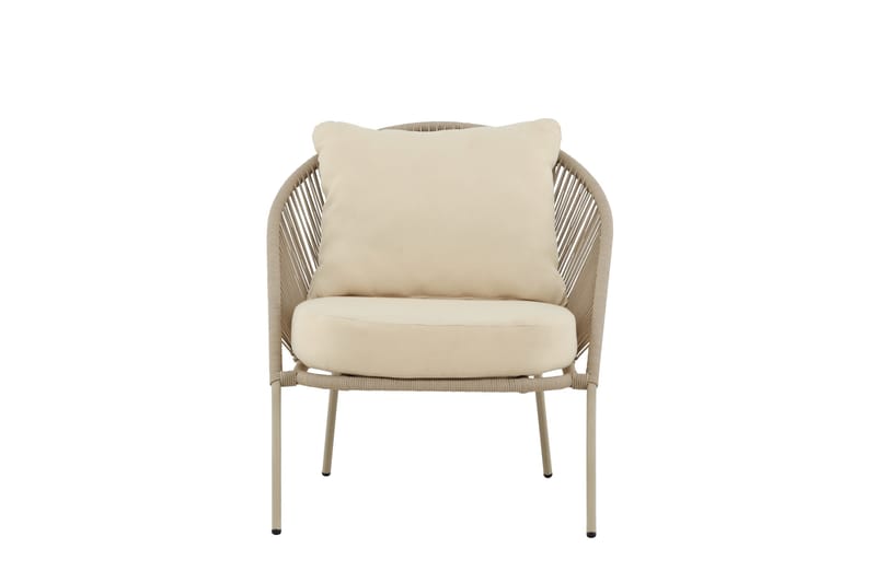Lindos Ulkotuoli - Beige - Puutarhakalusteet - Puutarhatuoli - Ulkotilan nojatuolit
