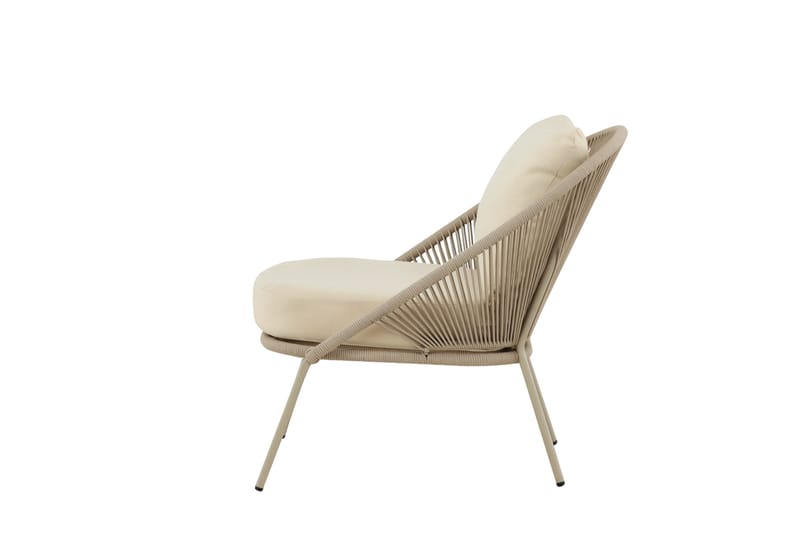 Lindos Ulkotuoli - Beige - Puutarhakalusteet - Puutarhatuoli - Ulkotilan nojatuolit