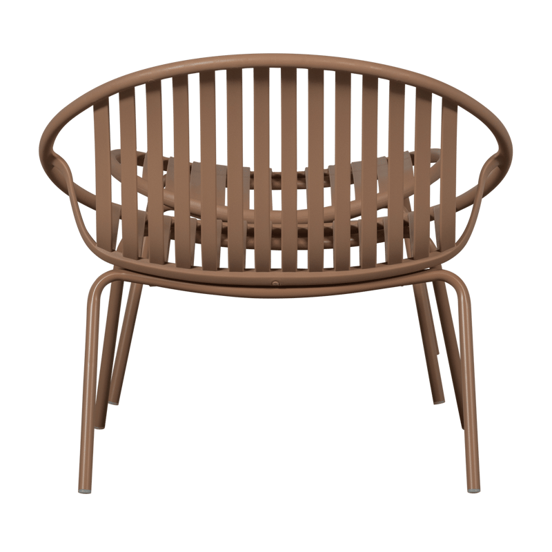 Lounge-tuoli + rahi Bruce ulkokäyttöön - Lohenroosa - Puutarhakalusteet - Puutarhatuoli - Ulkotilan nojatuolit