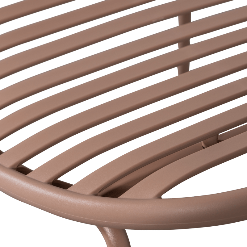 Lounge-tuoli + rahi Bruce ulkokäyttöön - Lohenroosa - Puutarhakalusteet - Puutarhatuoli - Ulkotilan nojatuolit