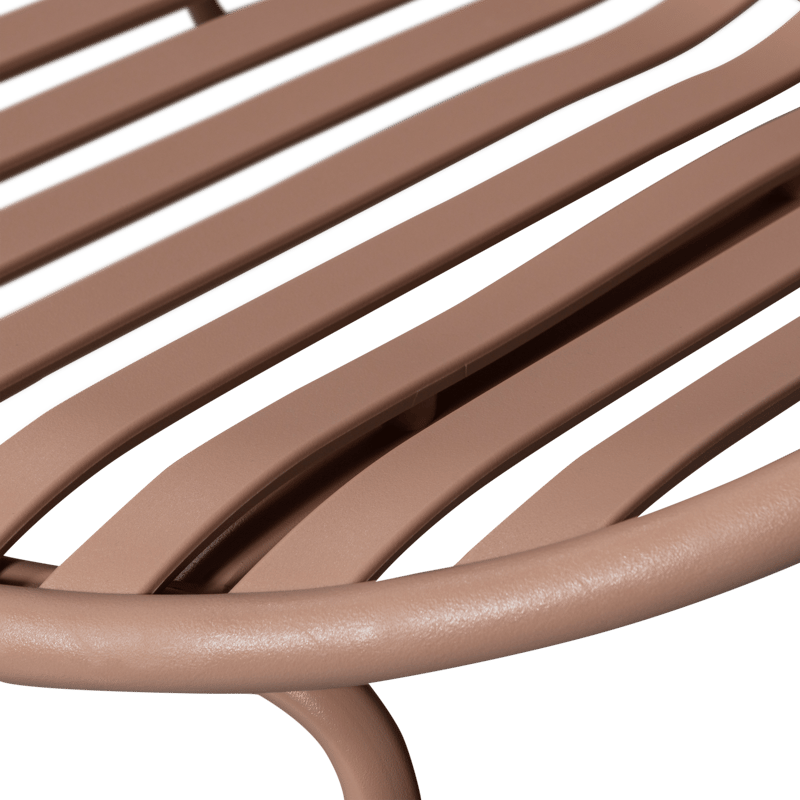 Lounge-tuoli + rahi Bruce ulkokäyttöön - Lohenroosa - Puutarhakalusteet - Puutarhatuoli - Ulkotilan nojatuolit