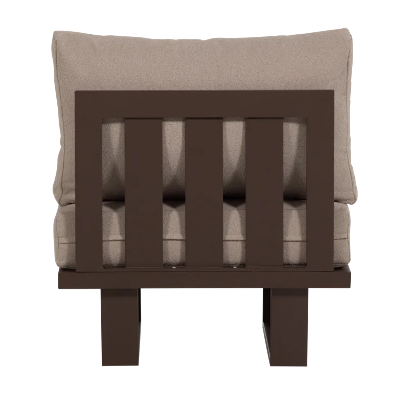 Lounge-tuoli Bear ulkokäyttöön - Ruskea - Puutarhakalusteet - Puutarhatuoli - Ulkotilan nojatuolit