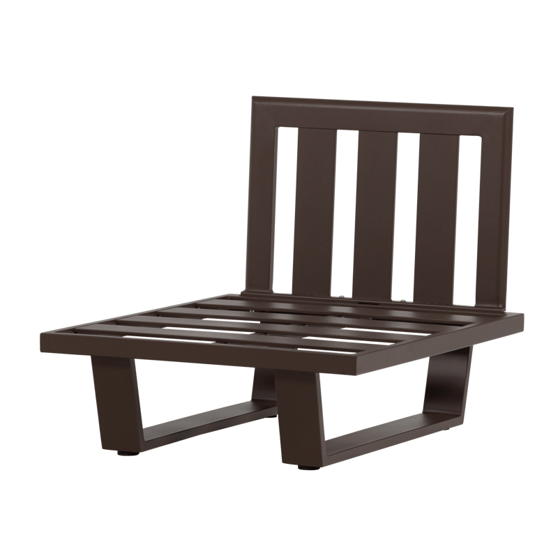 Lounge-tuoli Bear ulkokäyttöön - Ruskea - Puutarhakalusteet - Puutarhatuoli - Ulkotilan nojatuolit