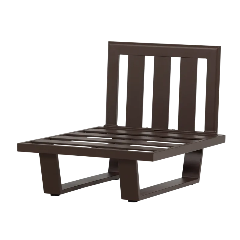 Lounge-tuoli Bear ulkokäyttöön - Ruskea - Puutarhakalusteet - Puutarhatuoli - Ulkotilan nojatuolit