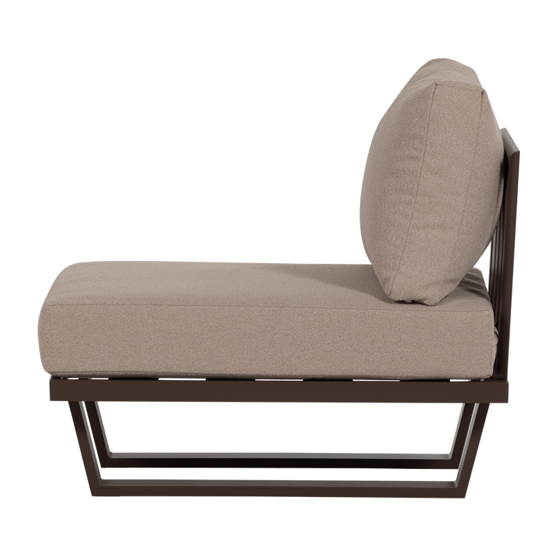 Lounge-tuoli Bear ulkokäyttöön - Ruskea - Puutarhakalusteet - Puutarhatuoli - Ulkotilan nojatuolit