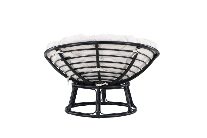 Lounge-tuoli Bonnie Musta/Valkoinen - Puutarhakalusteet - Puutarhatuoli - Ulkotilan nojatuolit