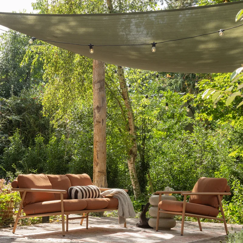 Lounge-tuoli Cavero 87 cm ulkokäyttöön - Terra - Puutarhakalusteet - Puutarhatuoli - Ulkotilan nojatuolit