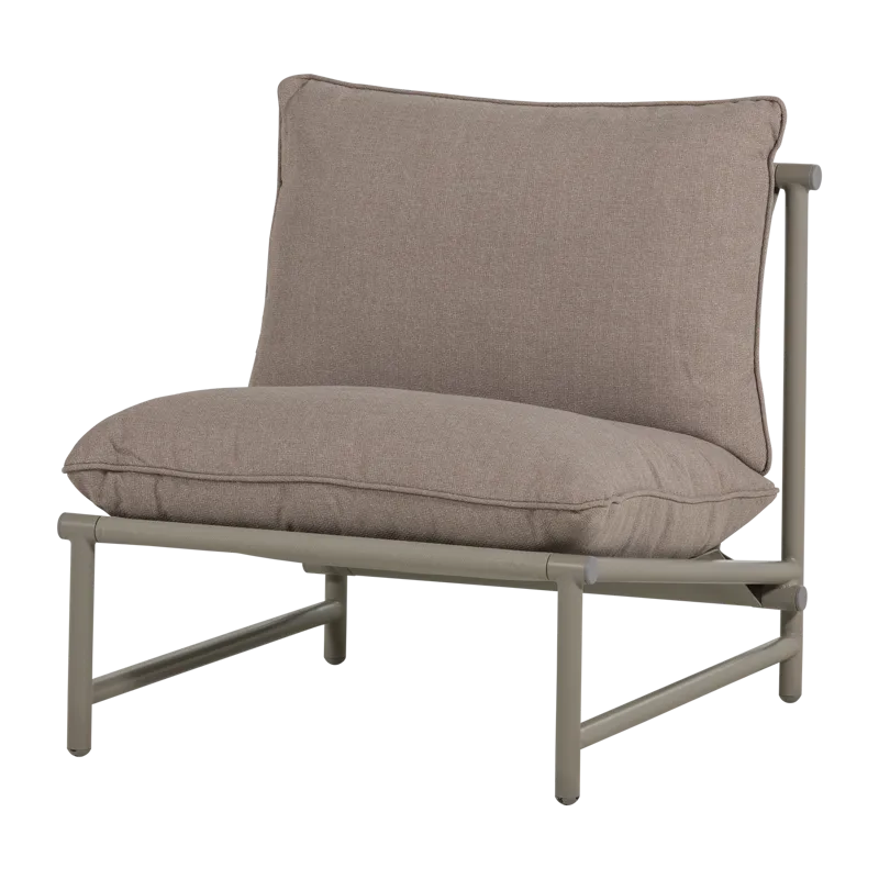 Lounge-tuoli Elvo 82 cm ulkokäyttöön, Hiekka