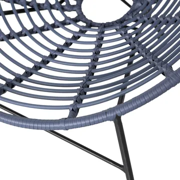 Lounge-tuoli Jane 72 cm ulkokäyttöön - Muste - Puutarhakalusteet - Puutarhatuoli - Ulkotilan nojatuolit
