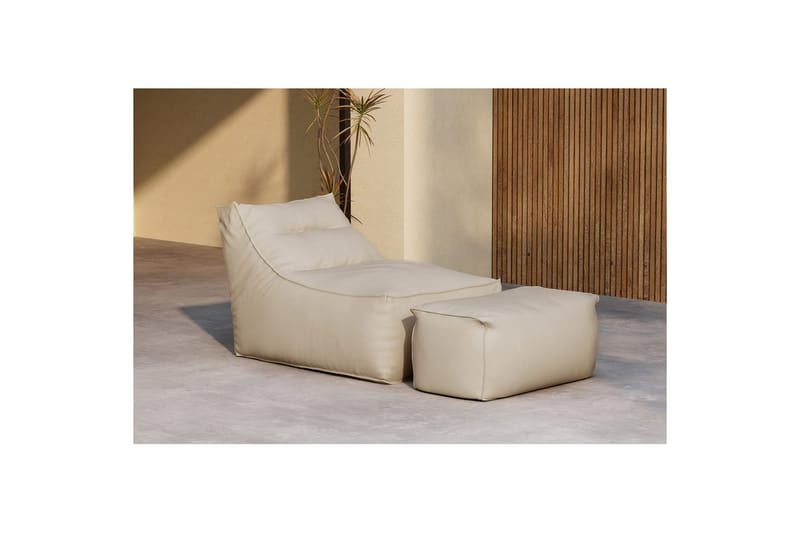 Lounge-tuoli Redang - beige - Puutarhakalusteet - Puutarhatuoli - Aurinkotuoli