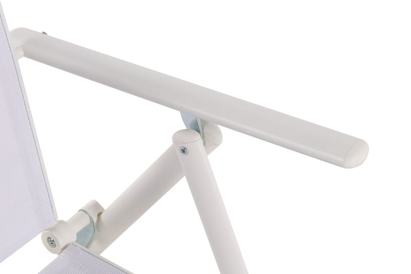 Maggie Pehmustettu Säätötuoli Ulkokäyttöön - Valkoinen - Puutarhakalusteet - Puutarhatuoli - Säätötuoli