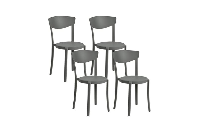 Maple Creek Ruokatuoli Ulkokäyttöön - Tummanharmaa - Puutarhakalusteet - Puutarhatuoli - Karmituoli ulos