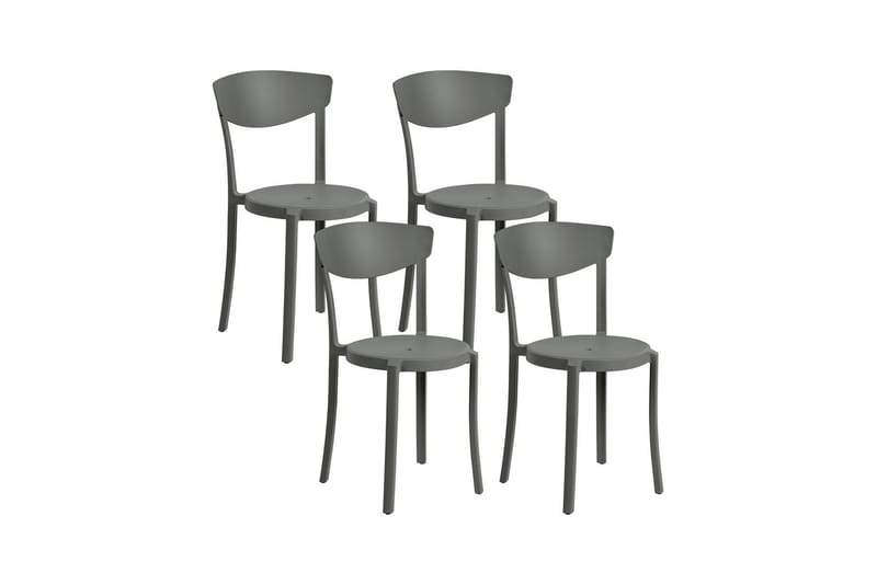 Maple Creek Ruokatuoli Ulkokäyttöön - Tummanharmaa - Puutarhakalusteet - Puutarhatuoli - Karmituoli ulos