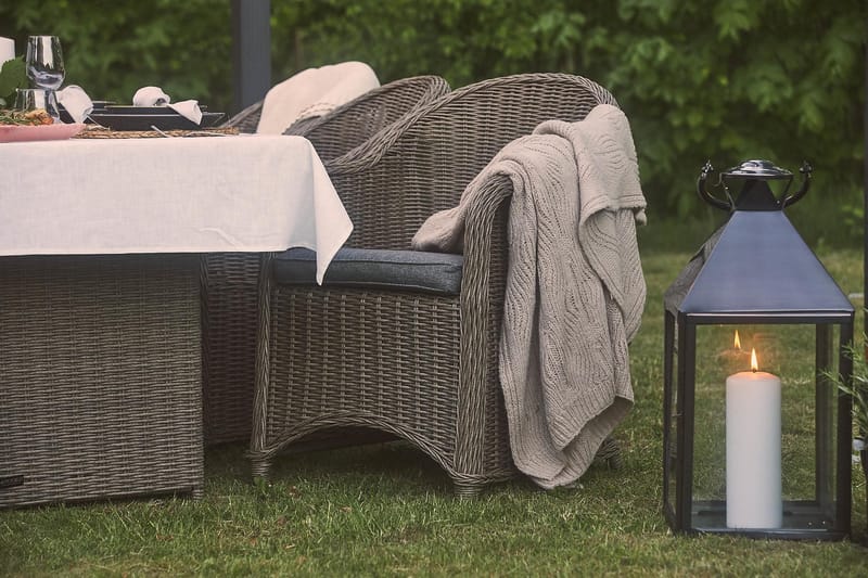 Marcus Light -nojatuoli tyynyllä - Harmaa - Puutarhakalusteet - Puutarhatuoli - Ulkotilan nojatuolit