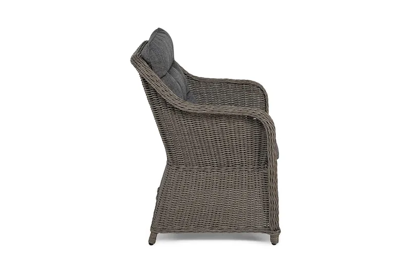 Marcus-nojatuoli tyynyllä - Harmaa - Puutarhakalusteet - Puutarhatuoli - Ulkotilan nojatuolit