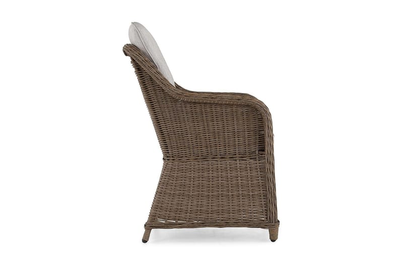 Marcus-ulkono nojatuoli polyrottinkia, lounge-nojatuoli - Luonnonväri - Puutarhakalusteet - Puutarhatuoli - Karmituoli ulos