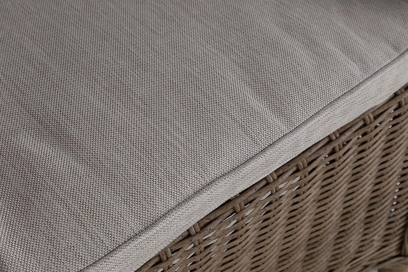 Marcus-ulkono nojatuoli polyrottinkia, lounge-nojatuoli - Luonnonväri - Puutarhakalusteet - Puutarhatuoli - Karmituoli ulos