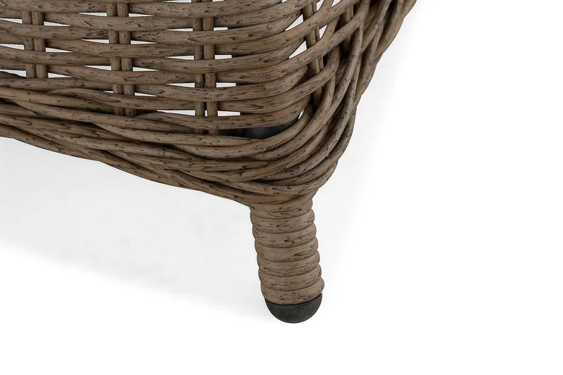 Marcus-ulkono nojatuoli polyrottinkia, lounge-nojatuoli - Luonnonväri - Puutarhakalusteet - Puutarhatuoli - Karmituoli ulos