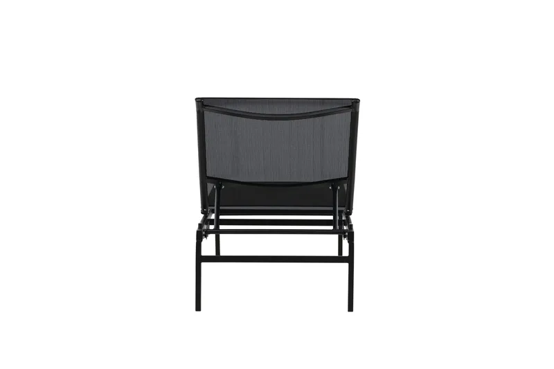 Massimo Aurinkotuoli - Musta - Puutarhakalusteet - Puutarhatuoli - Aurinkosänky & aurinkovaunu