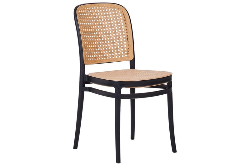 Matstol Beliani Plose set om 4 Beige - Puutarhakalusteet - Puutarhatuoli - Karmituoli ulos