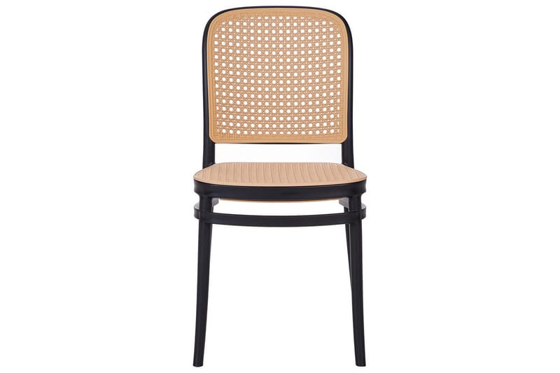 Matstol Beliani Plose set om 4 Beige - Puutarhakalusteet - Puutarhatuoli - Karmituoli ulos