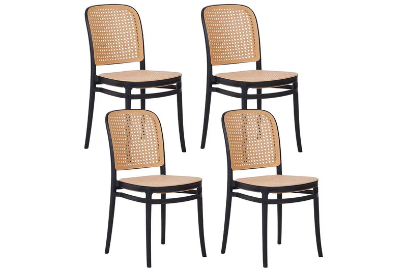 Matstol Beliani Plose set om 4 Beige, undefined