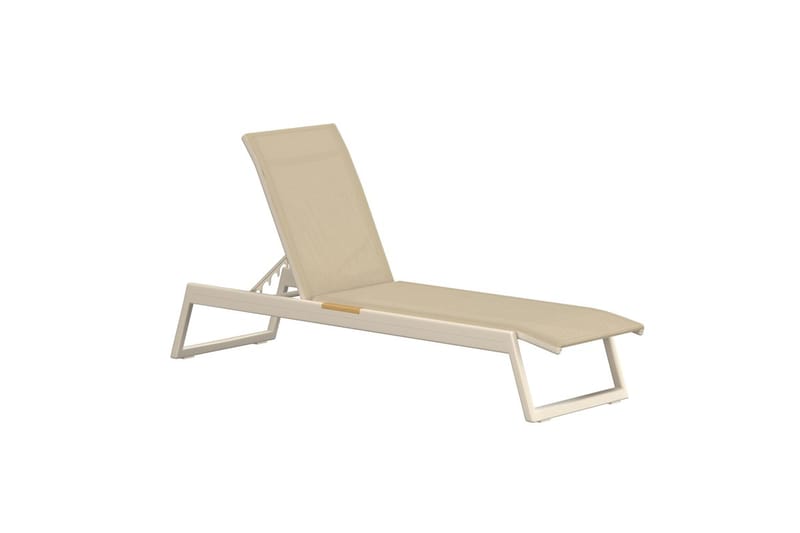 Mexico aurinkotuoli ulkokäyttöön - Beige - Puutarhakalusteet - Puutarhatuoli - Aurinkosänky & aurinkovaunu