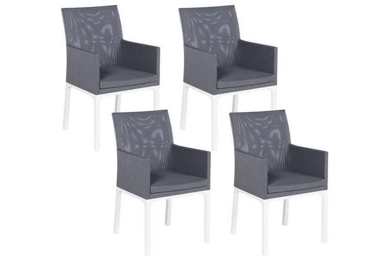 Monteroni Käsinojatuoli - Harmaa/Valkoinen - Puutarhakalusteet - Puutarhatuoli - Karmituoli ulos