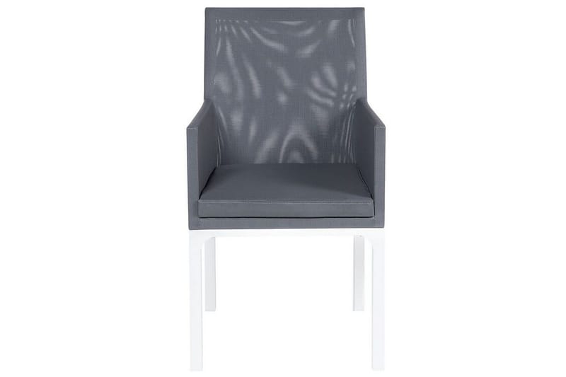 Monteroni Käsinojatuoli - Harmaa/Valkoinen - Puutarhakalusteet - Puutarhatuoli - Karmituoli ulos