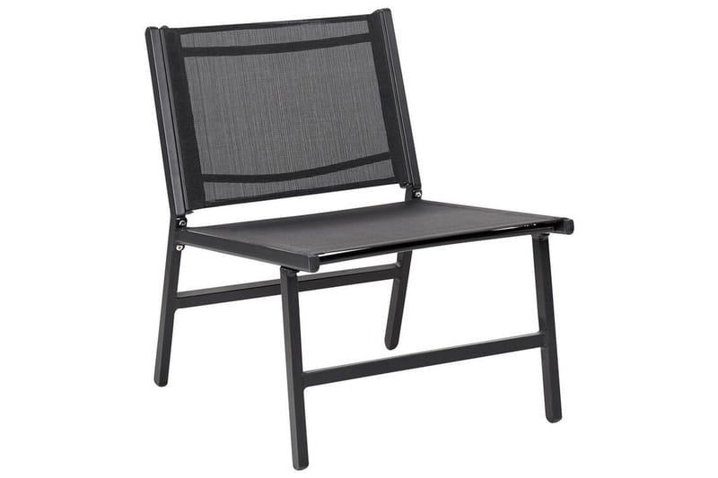 Montmagny Aurinkotuoli 54x60 cm - Musta - Puutarhakalusteet - Puutarhatuoli - Aurinkotuoli