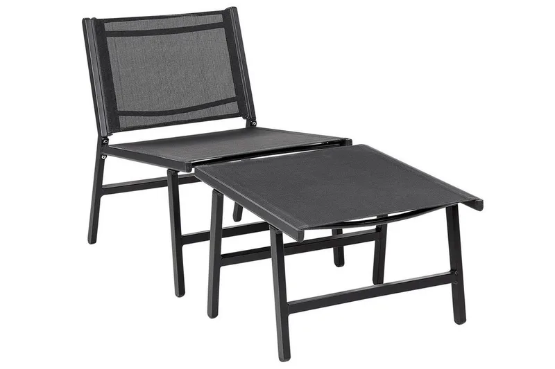 Montmagny Aurinkotuoli 54x60 cm, Musta