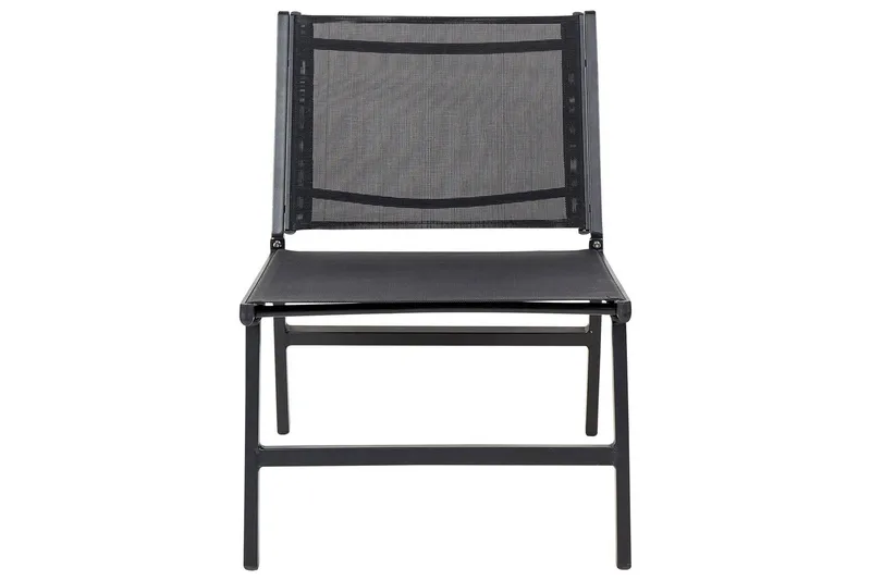 Montmagny Aurinkotuoli 54x60 cm - Musta - Puutarhakalusteet - Puutarhatuoli - Aurinkotuoli