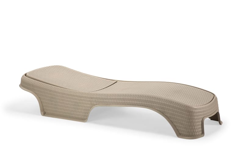 Muneo Aurinkovuode 197 cm - Vaaleanruskea - Puutarhakalusteet - Puutarhatuoli - Aurinkosänky & aurinkovaunu