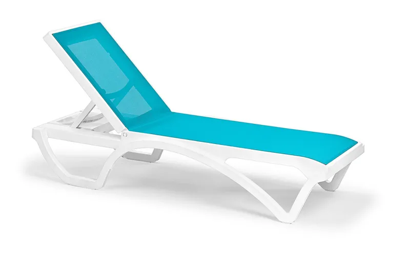 Muneo Aurinkovuode 209 cm, Valkoinen / antrasiitti