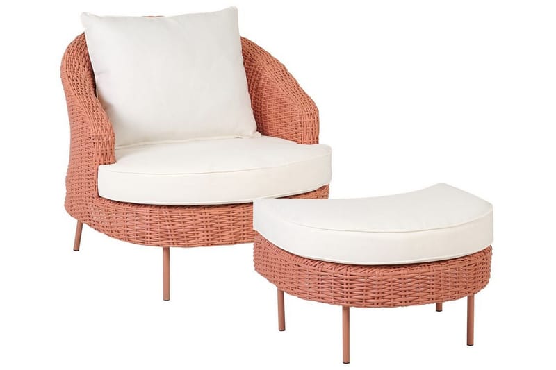 Napa Ulkotuoli, Pinkki/Valkoinen