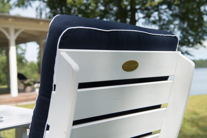 Nojatuoli Hillerstorp Herrgård - Valkoinen - Puutarhakalusteet - Puutarhatuoli - Ulkotilan nojatuolit