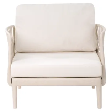 Nojatuoli ulos Saturnia - Beige - Puutarhakalusteet - Puutarhatuoli - Ulkotilan nojatuolit