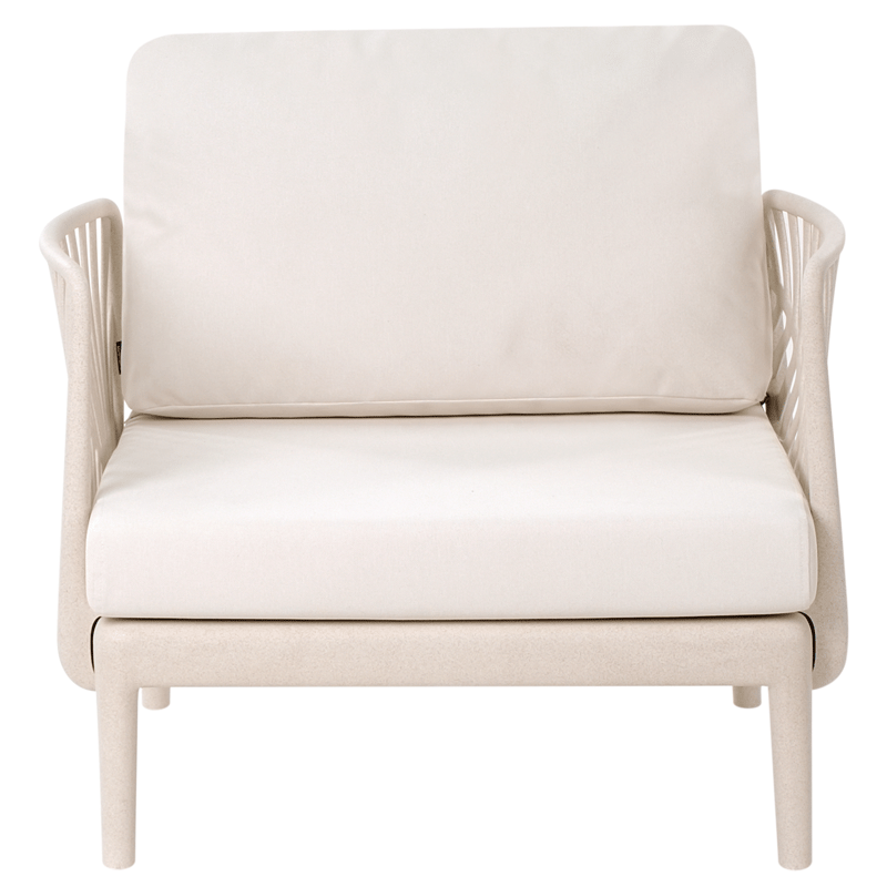 Nojatuoli ulos Saturnia - Beige - Puutarhakalusteet - Puutarhatuoli - Ulkotilan nojatuolit