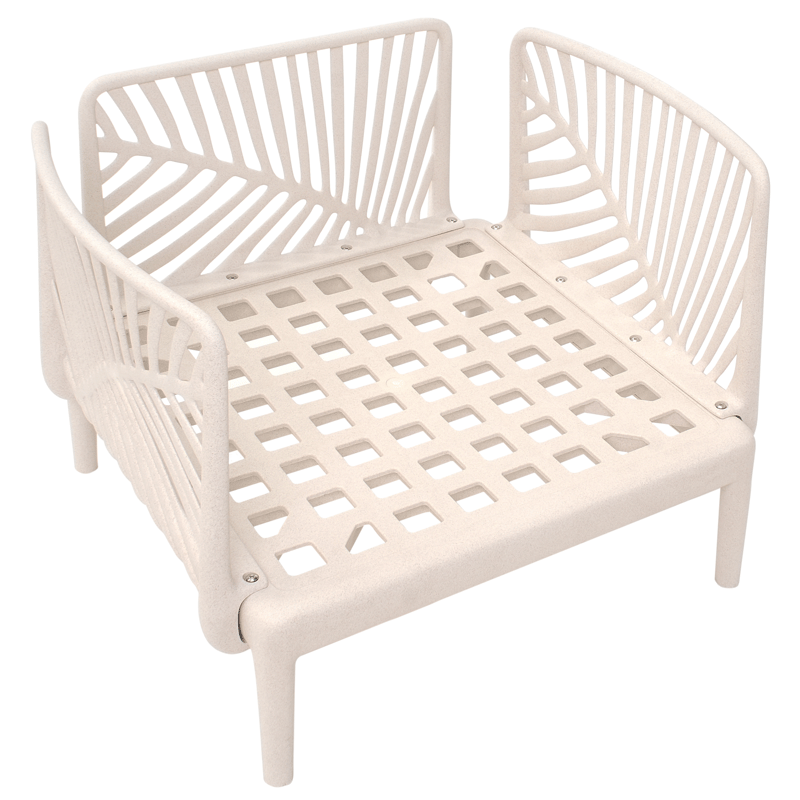 Nojatuoli ulos Saturnia - Beige - Puutarhakalusteet - Puutarhatuoli - Ulkotilan nojatuolit