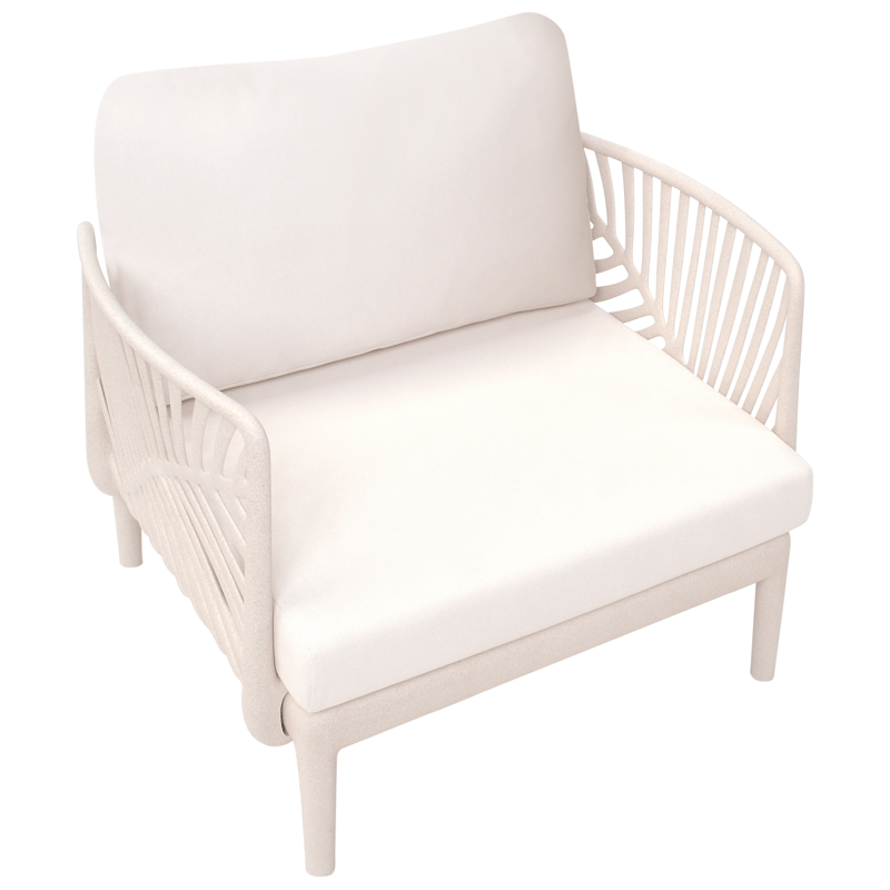 Nojatuoli ulos Saturnia - Beige - Puutarhakalusteet - Puutarhatuoli - Ulkotilan nojatuolit