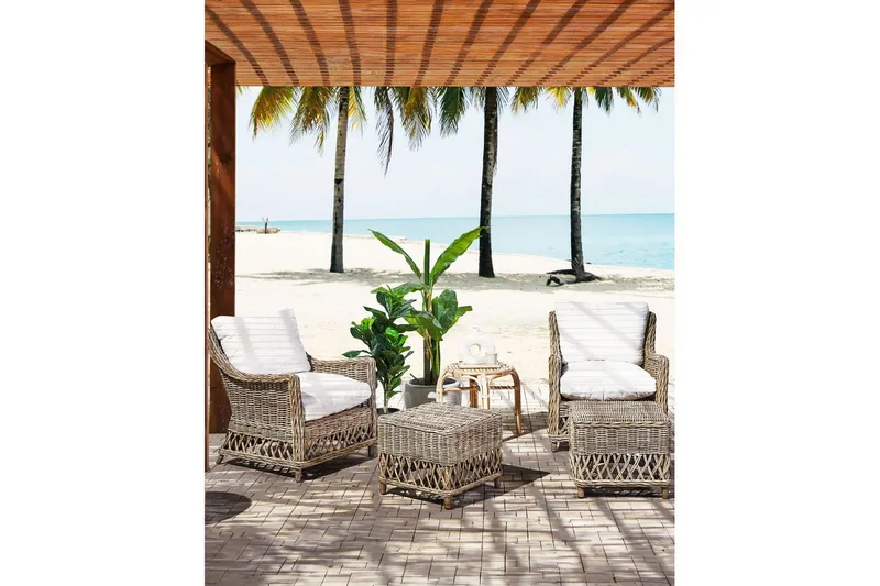 Nojatuolisetti, 2 kpl Ribolla - Puutarhakalusteet - Puutarhatuoli - Karmituoli ulos