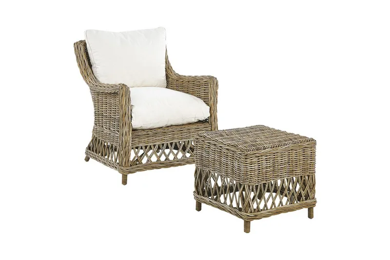 Nojatuolisetti, 2 kpl Ribolla - Puutarhakalusteet - Puutarhatuoli - Karmituoli ulos