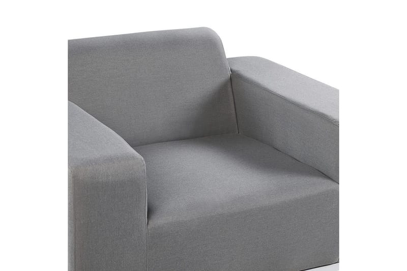 Nojatuolisetti, 2 kpl Rovigo - Harmaa, valkoinen - Puutarhakalusteet - Puutarhatuoli - Ulkotilan nojatuolit