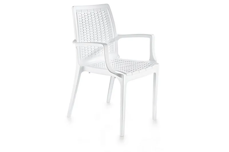 Omber Käsinojatuoli Utomhus, Valkoinen