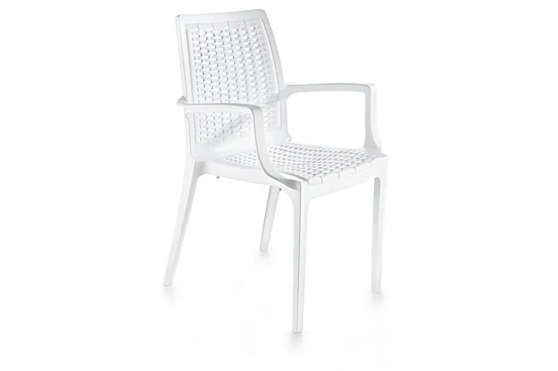 Omber Käsinojatuoli Utomhus, Valkoinen