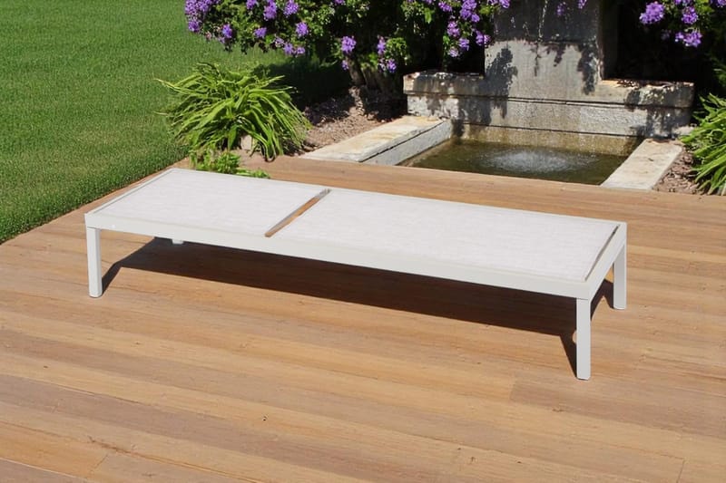 Palermo Aurinkovuode Ulkona - Beige - Puutarhakalusteet - Puutarhatuoli - Aurinkotuoli