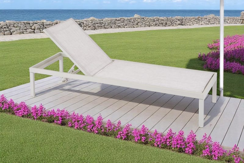 Palermo Aurinkovuode Ulkona - Beige - Puutarhakalusteet - Puutarhatuoli - Aurinkotuoli