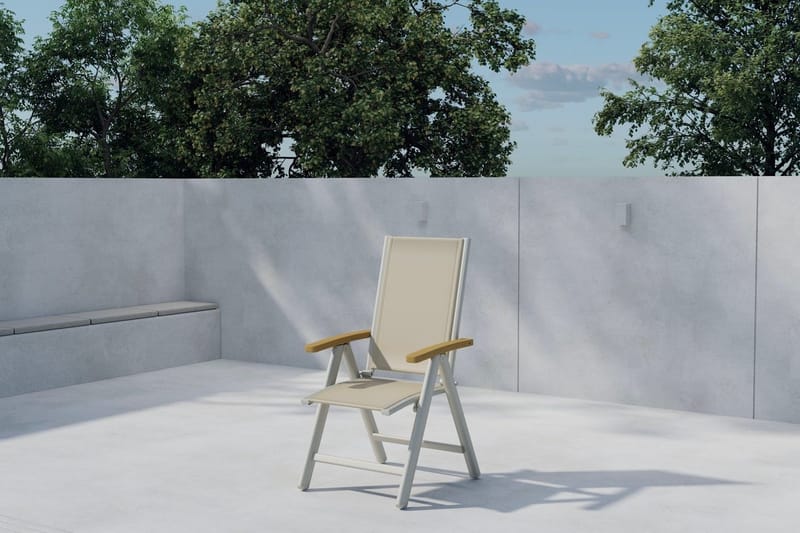 Panama ruokatuoli ulkokäyttöön, Beige