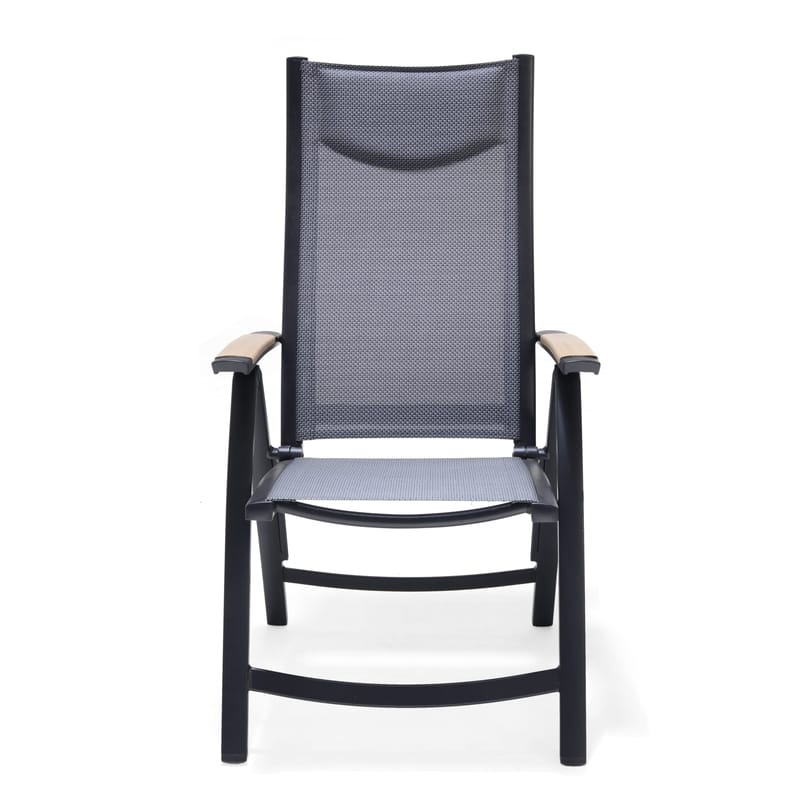 Panama Ulkotuoli säädettävä - Musta - Puutarhakalusteet - Puutarhatuoli - Säätötuoli