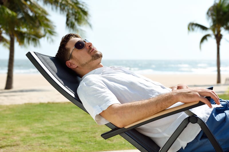 Panama Ulkotuoli säädettävä - Musta - Puutarhakalusteet - Puutarhatuoli - Säätötuoli